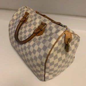 Louis Vuitton Speedy 30 Damier Azur